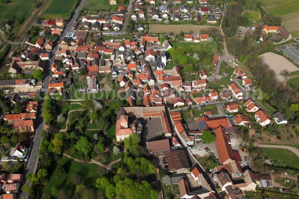 Wachenheim from the bird's eye view: Townscape Wachenheim in the state of Rhineland-Palatinate