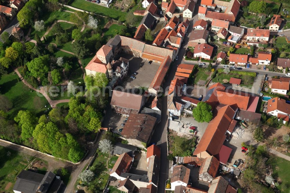 Aerial photograph Wachenheim - Townscape Wachenheim in the state of Rhineland-Palatinate