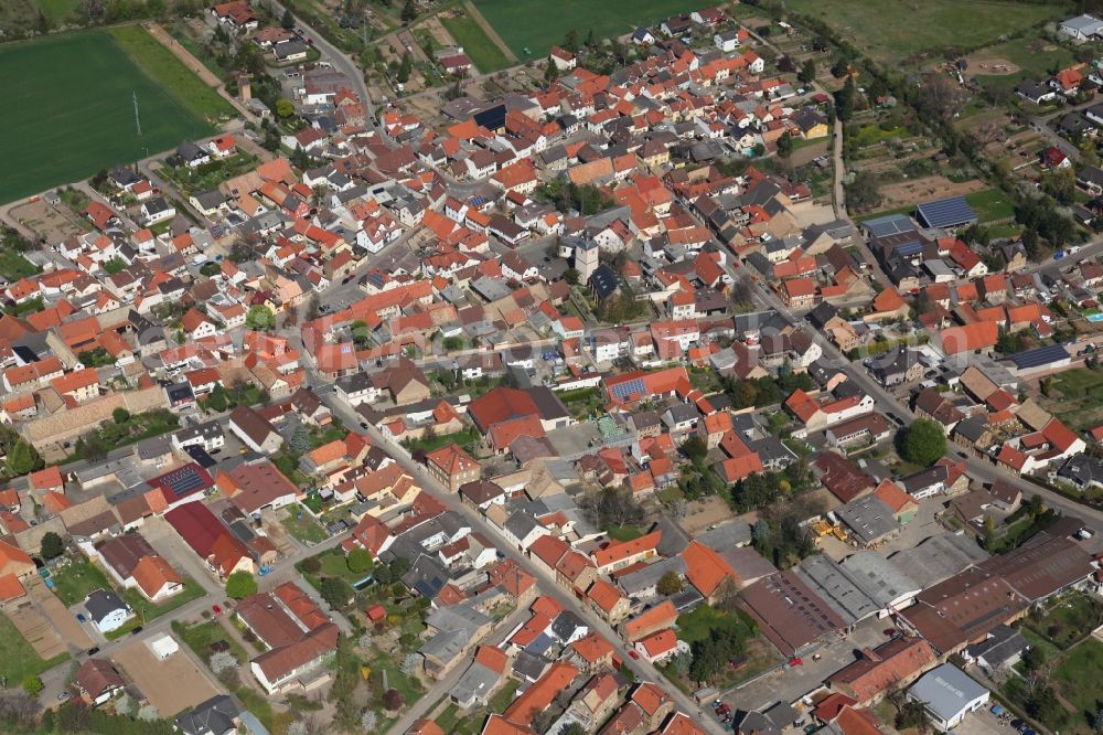 Aerial photograph Wallertheim - Local view of Wallertheim in the state of Rhineland-Palatinate