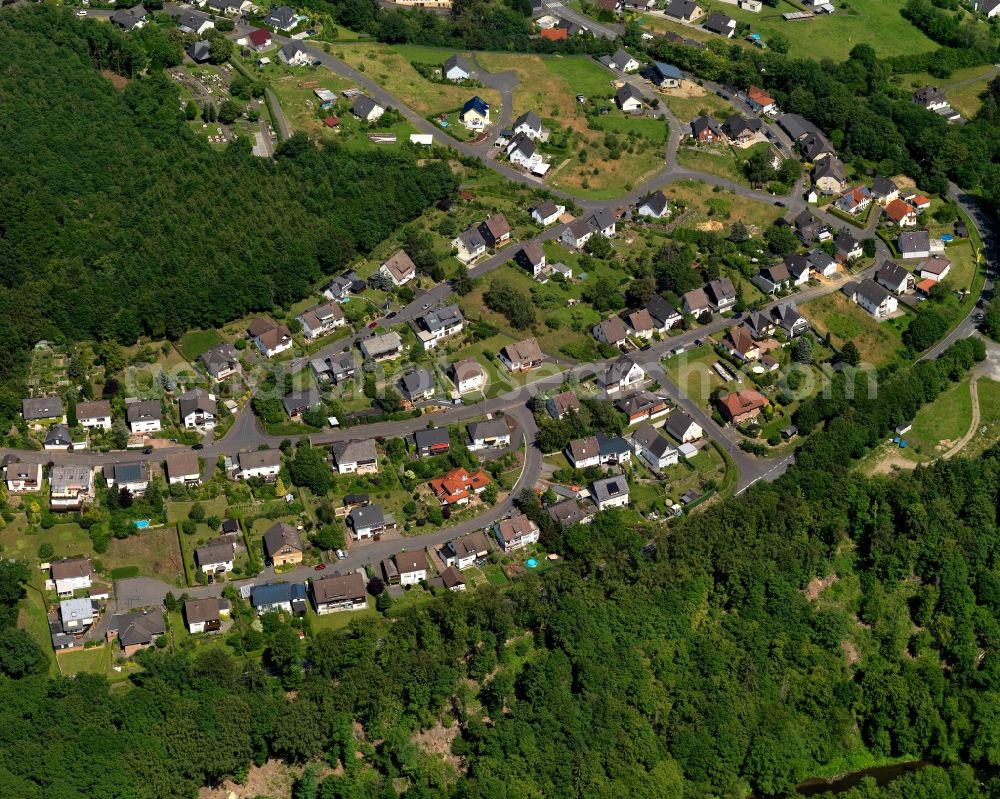 Wallmenroth from above - View of Wallmenroth in the state of Rhineland-Palatinate