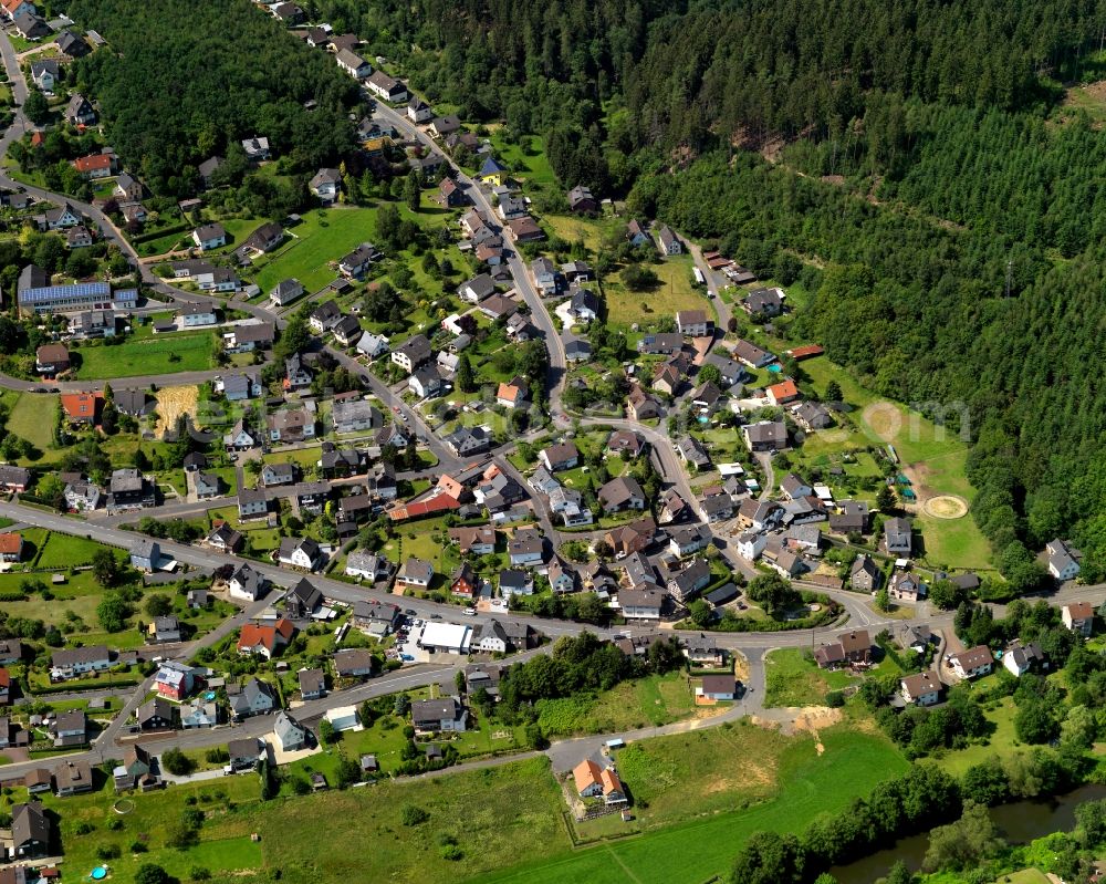 Wallmenroth from the bird's eye view: View of Wallmenroth in the state of Rhineland-Palatinate