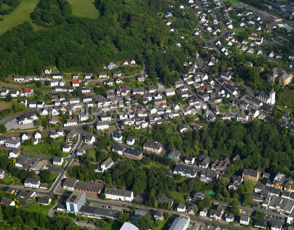 Westerburg from the bird's eye view: View at Westerburg in Rhineland-Palatinate