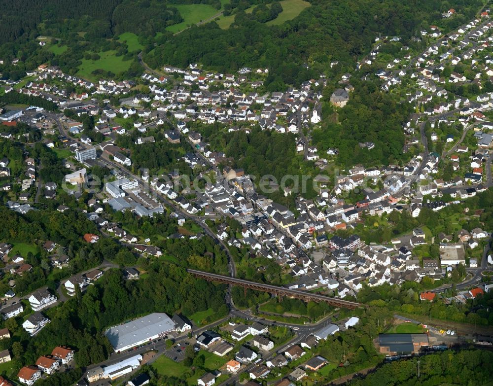 Westerburg from above - View at Westerburg in Rhineland-Palatinate