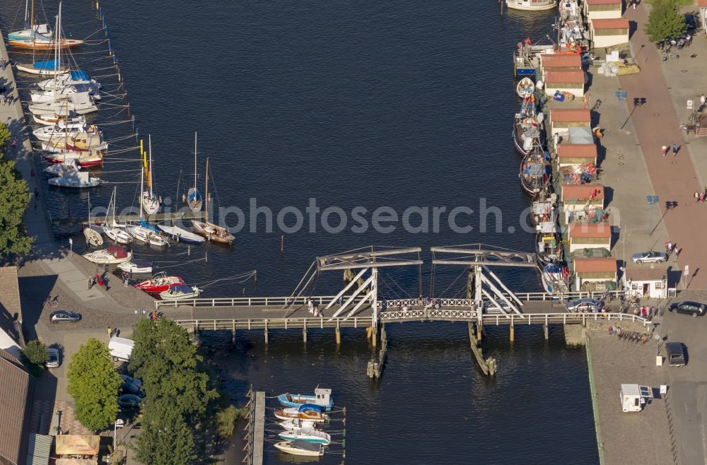 Greifswald OT Wieck from the bird's eye view: Town View from Wieck, a district of Greifswald in Mecklenburg-Western Pomerania