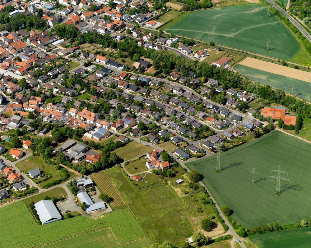 Windesheim from the bird's eye view: District view of Windesheim in the state Rhinbeland-Palatinate