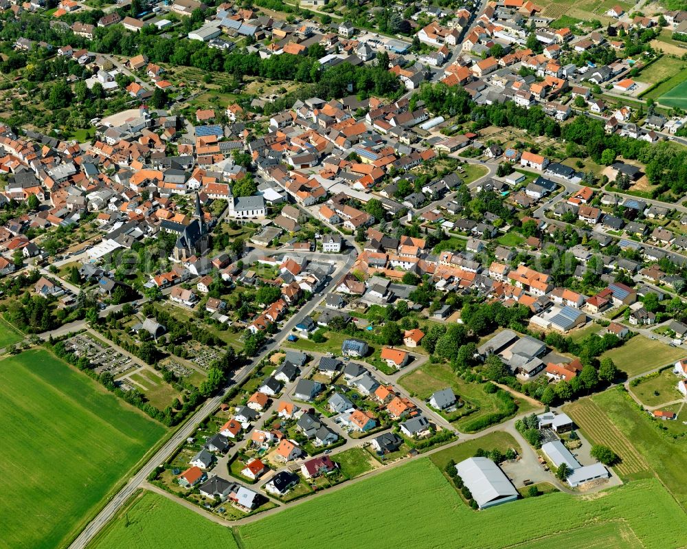 Aerial image Windesheim - District view of Windesheim in the state Rhinbeland-Palatinate