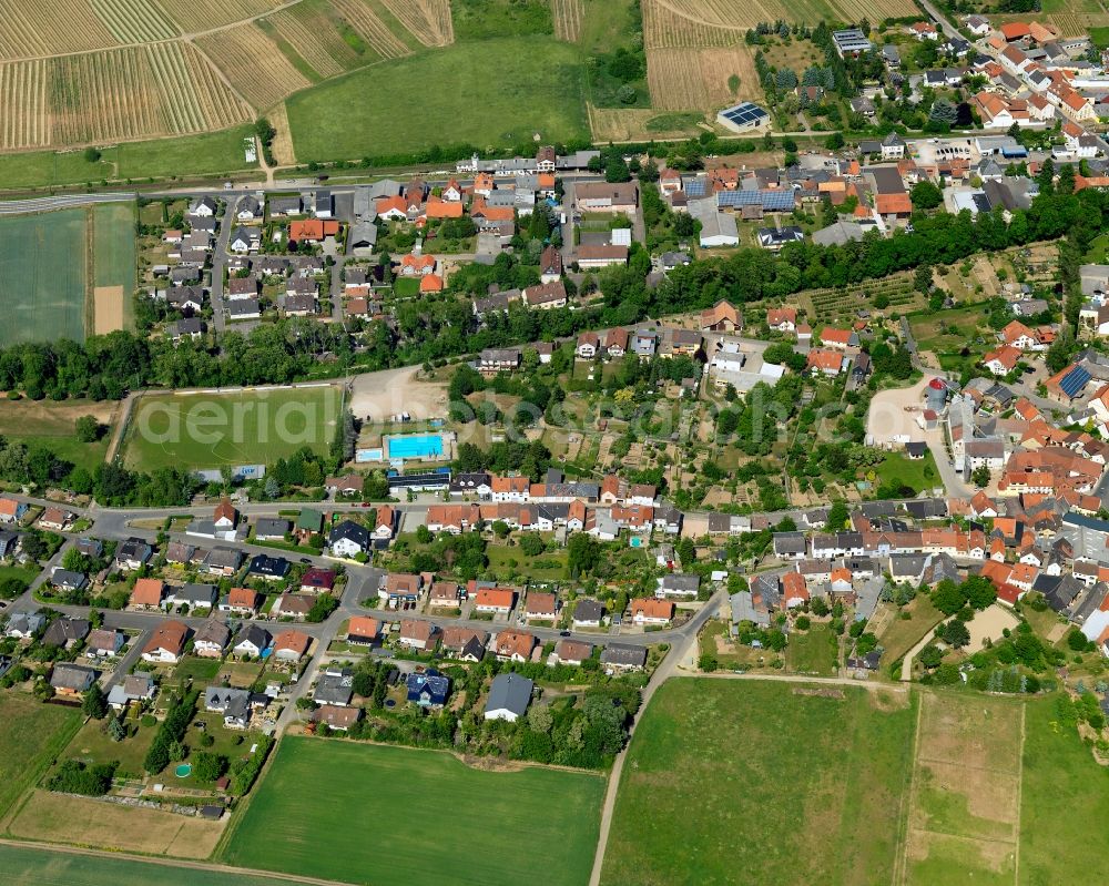 Windesheim from above - District view of Windesheim in the state Rhinbeland-Palatinate