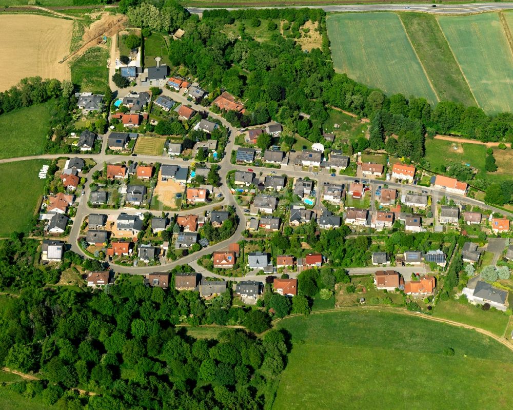 Aerial image Windesheim - District view of Windesheim in the state Rhinbeland-Palatinate