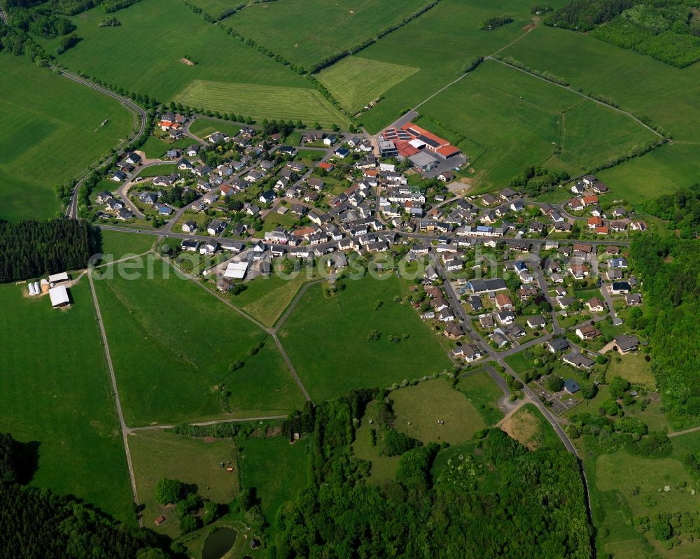 Aerial image Winnen - View at Winnenberg in Rhineland-Palatinate