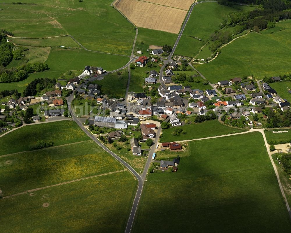 Winnerath from above - View of Winnerath in the county Ahrweiler in Rhineland-Palatinate. The village is between the Laufenbach valley and the Auenbach valley