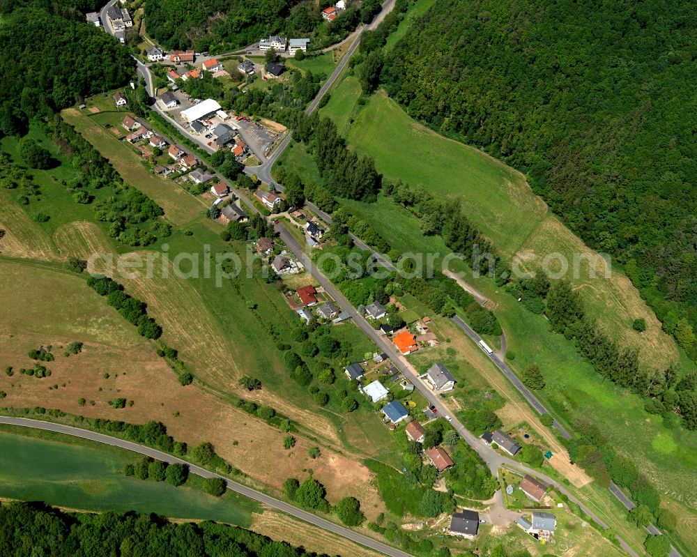 Aerial image Winterburg - View at Winterburg on the L108 in Rhineland-Palatinate