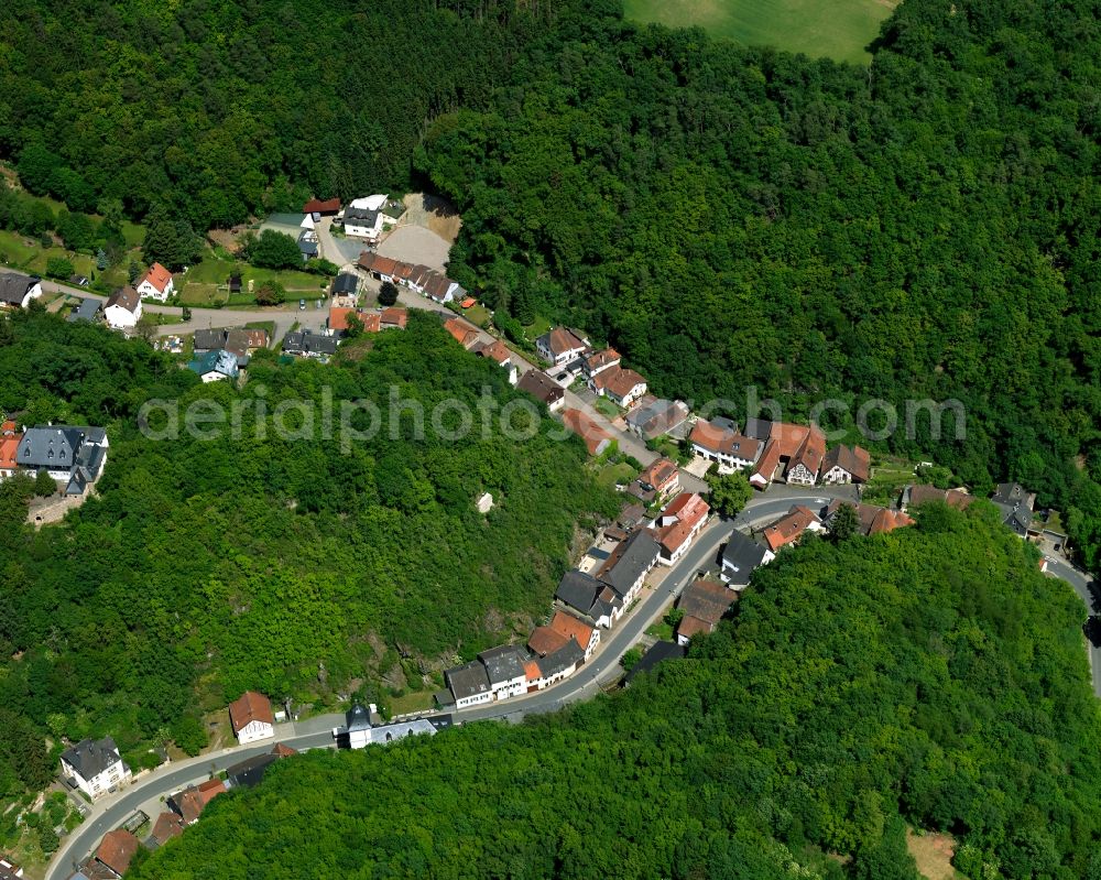 Aerial photograph Winterburg - View at Winterburg on the L108 in Rhineland-Palatinate