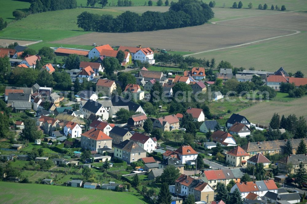 Aerial image Wyhra - View of Wyhra in the state of Saxony