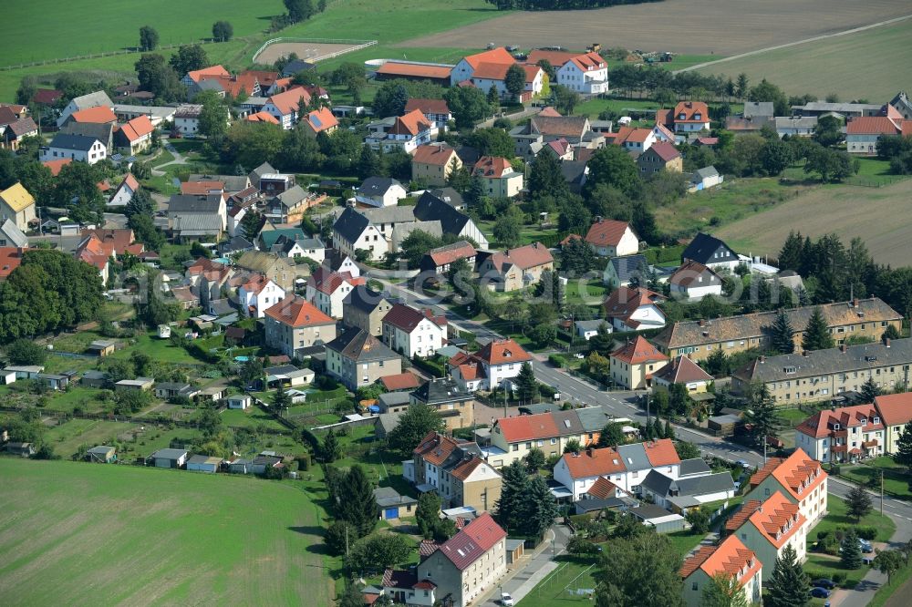 Aerial photograph Wyhra - View of Wyhra in the state of Saxony