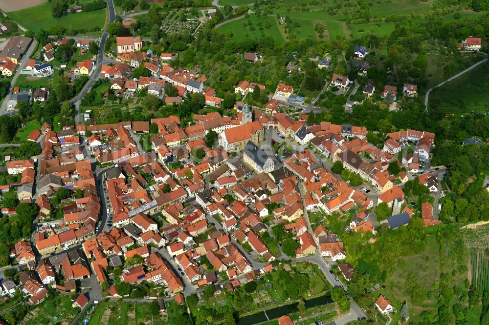 Königsberg in Bayern from above - Village - View of the district Hassberge belonging municipality in Koenigsberg in Bayern in the state Bavaria