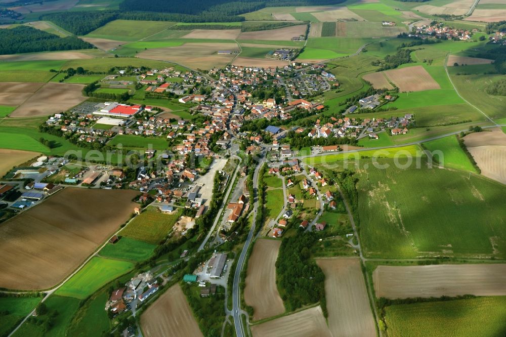 Aerial photograph Maroldsweisach - Village - View of the district Hassberge belonging municipality in Maroldsweisach in the state Bavaria