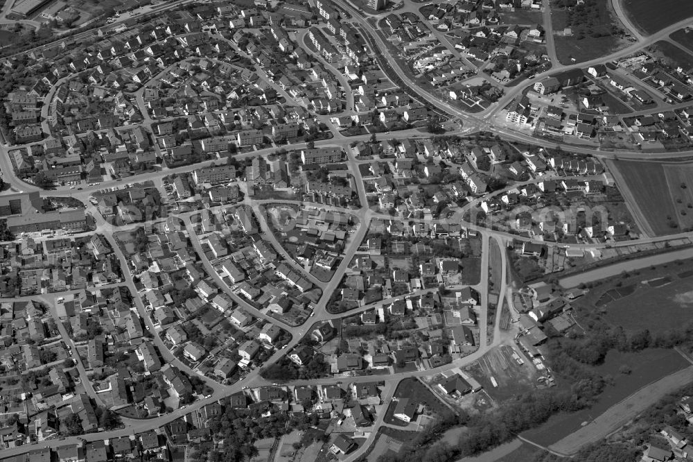 Aerial photograph Sand - Village - View of the district Hassberge belonging municipality in Sand in the state Bavaria