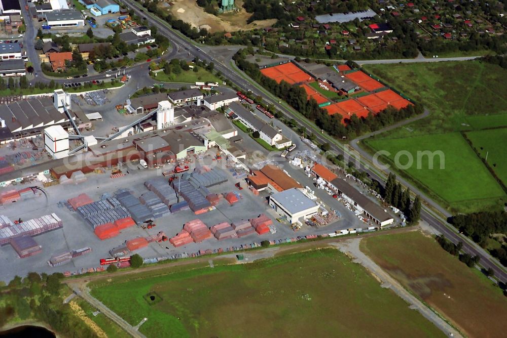 Aerial image Mohnheim OT Baumberg - Local exit Monheim-Baumberg in the state of North Rhine-Westphalia