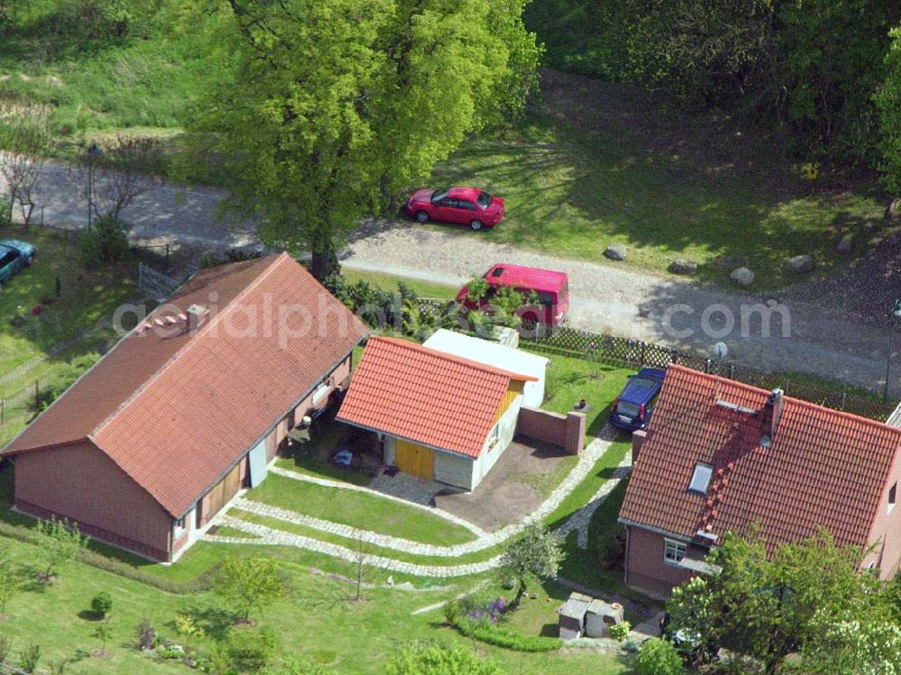 Sonnenburg from above - 16.05.2005 Sonnenburg bei Bad Freienwalde Blick auf das Ortsgebiet Sonnenburg.