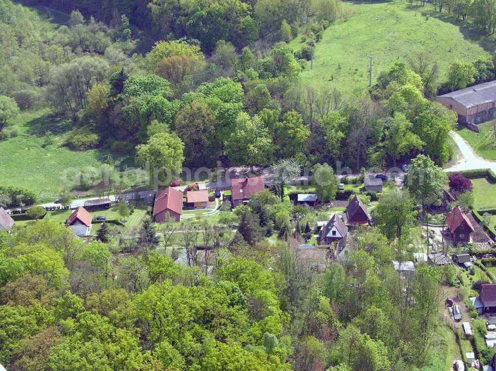 Aerial image Sonnenburg - 16.05.2005 Sonnenburg bei Bad Freienwalde Blick auf das Ortsgebiet Sonnenburg.