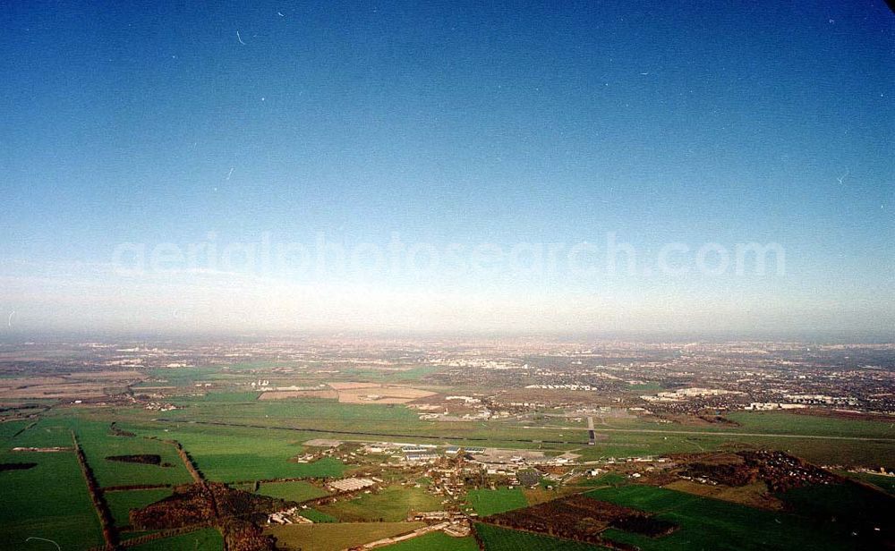 Aerial image Schönefeld / Brandenburg - Ortschaften und Umgebung des künftigen Großflughafens Berlin - Schönefeld.