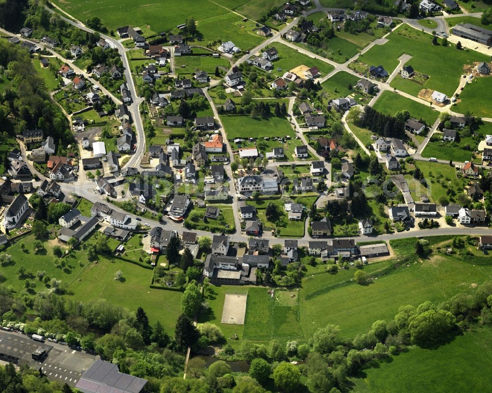 Antweiler from the bird's eye view: View of Antweiler in the county Ahrweiler in Rhineland-Palatinate. The village is near the Ahrgebirge