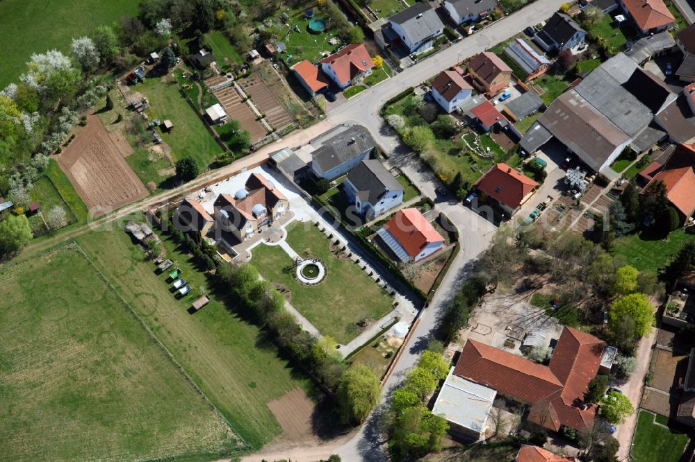 Aerial image Armsheim - Townscape Armsheim in the Alzey-Worms in Rhineland-Palatinate