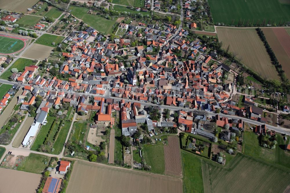 Aerial image Armsheim - Townscape Armsheim in the Alzey-Worms in Rhineland-Palatinate