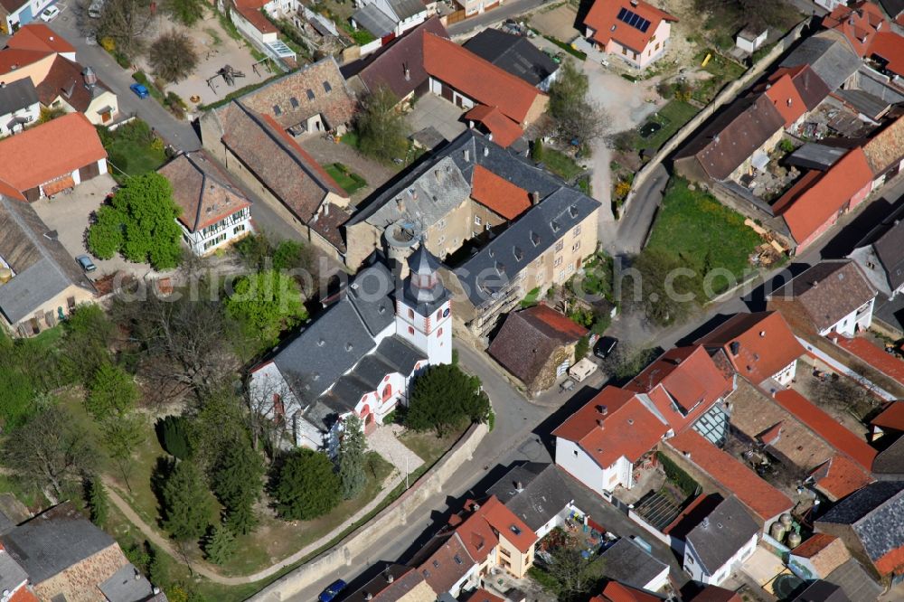 Partenheim from the bird's eye view: Townscape Partenheim in Rhineland-Palatinate