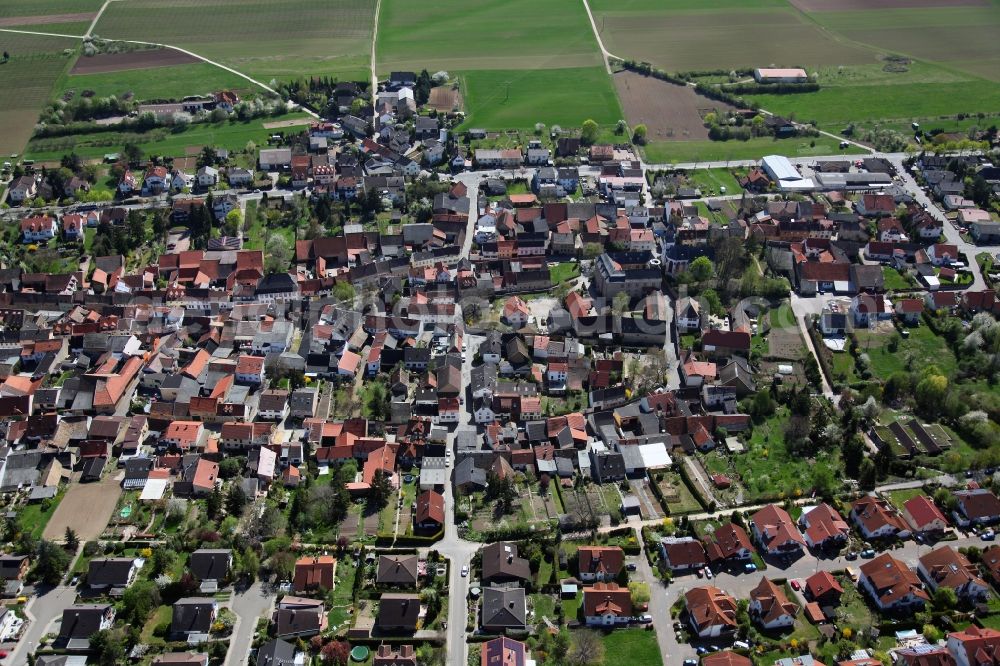 Aerial photograph Partenheim - Townscape Partenheim in Rhineland-Palatinate