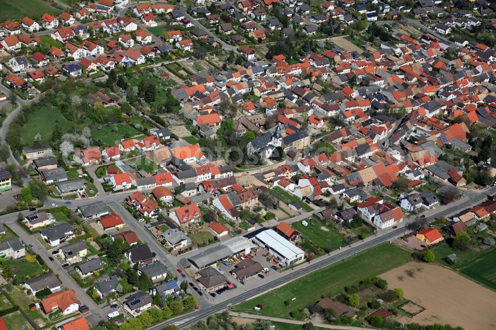 Aerial photograph Partenheim - Townscape Partenheim in Rhineland-Palatinate