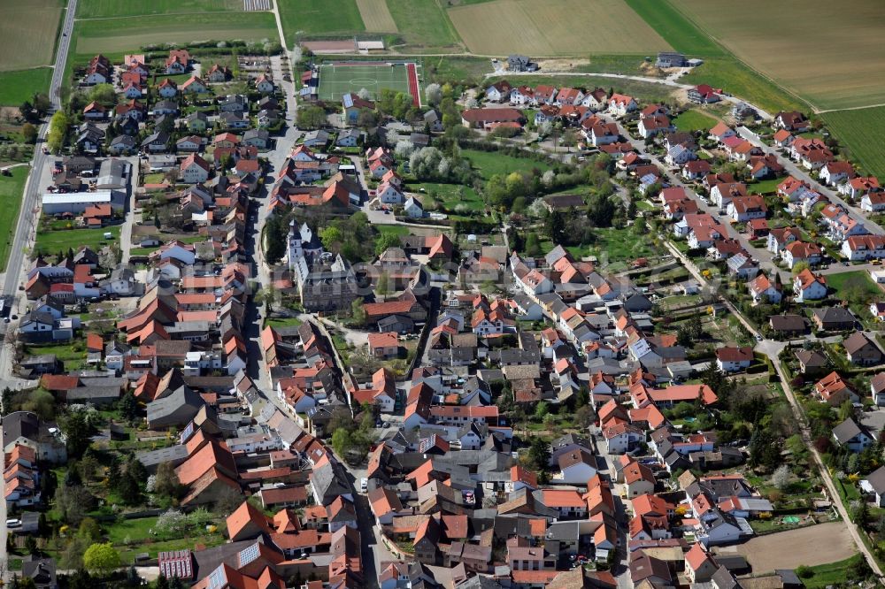 Aerial photograph Partenheim - Townscape Partenheim in Rhineland-Palatinate