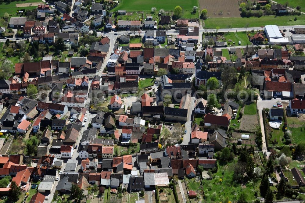 Partenheim from above - Townscape Partenheim in Rhineland-Palatinate