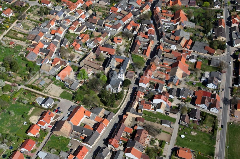 Aerial photograph Partenheim - Townscape Partenheim in Rhineland-Palatinate