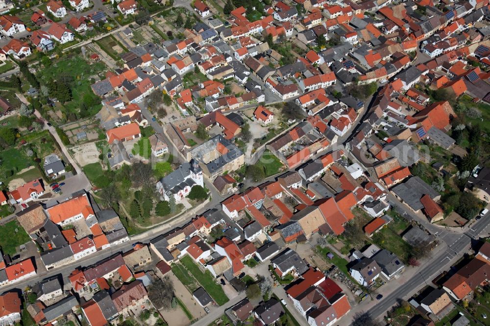 Partenheim from above - Townscape Partenheim in Rhineland-Palatinate