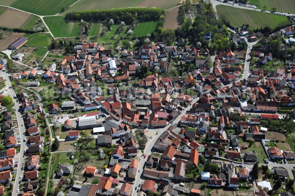 Aerial image Schornsheim - Townscape Schornsheim in Rhineland-Palatinate