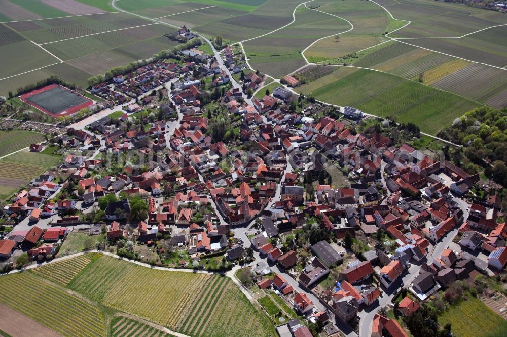 Aerial photograph Spiesheim - Townscape Spiesheim in Rhineland-Palatinate