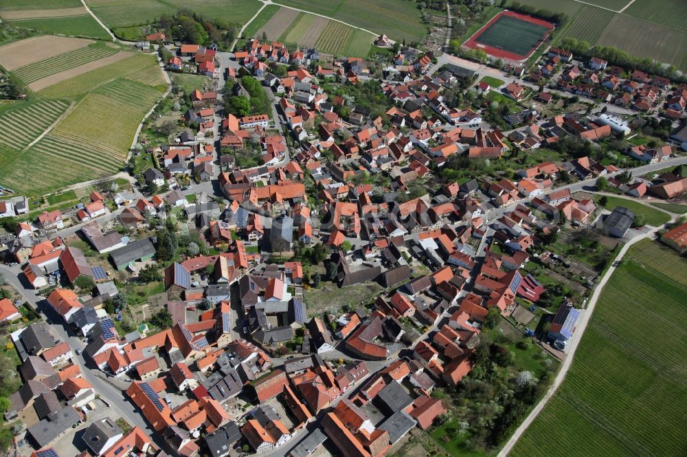 Aerial image Spiesheim - Townscape Spiesheim in Rhineland-Palatinate