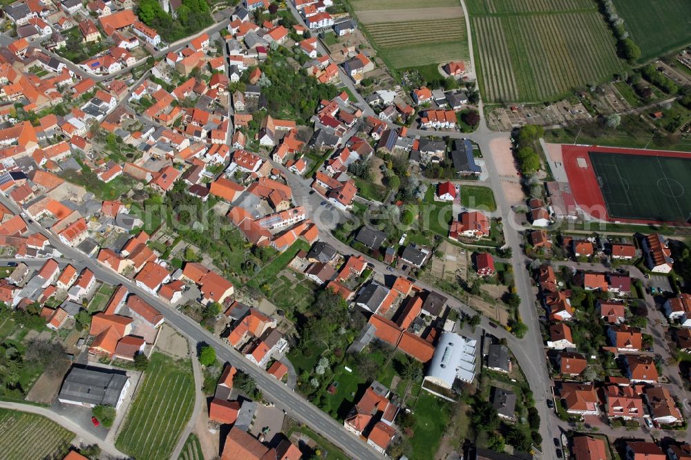 Aerial image Spiesheim - Townscape Spiesheim in Rhineland-Palatinate