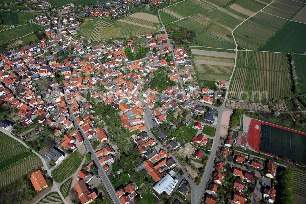 Aerial photograph Spiesheim - Townscape Spiesheim in Rhineland-Palatinate