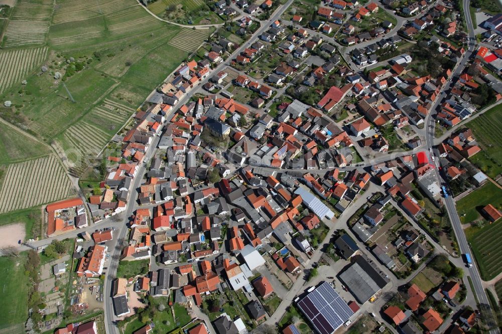 Sulzheim from the bird's eye view: Townscape Sulzheim in Rhineland-Palatinate