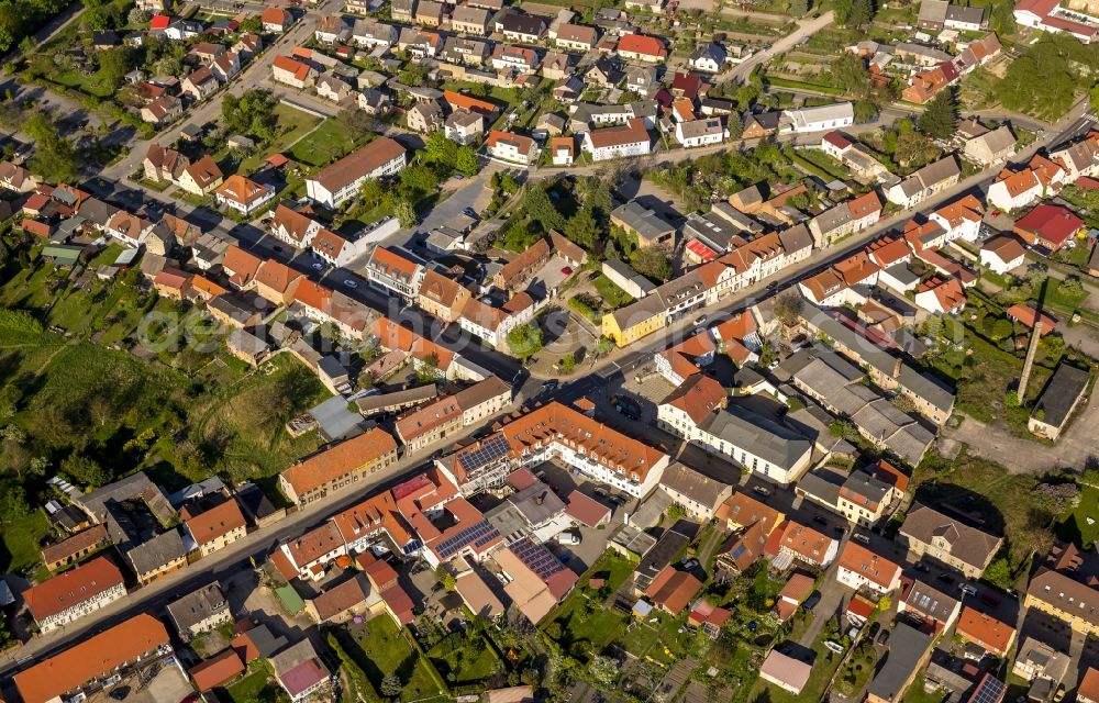 Mirow from the bird's eye view: View of the inner city of Mirow in the state Mecklenburg-West Pomerania