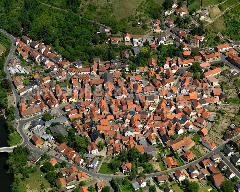 Aerial photograph Odernheim am Glan - View of the centre of Odernheim am Glan in the state Rhineland-Palatinate