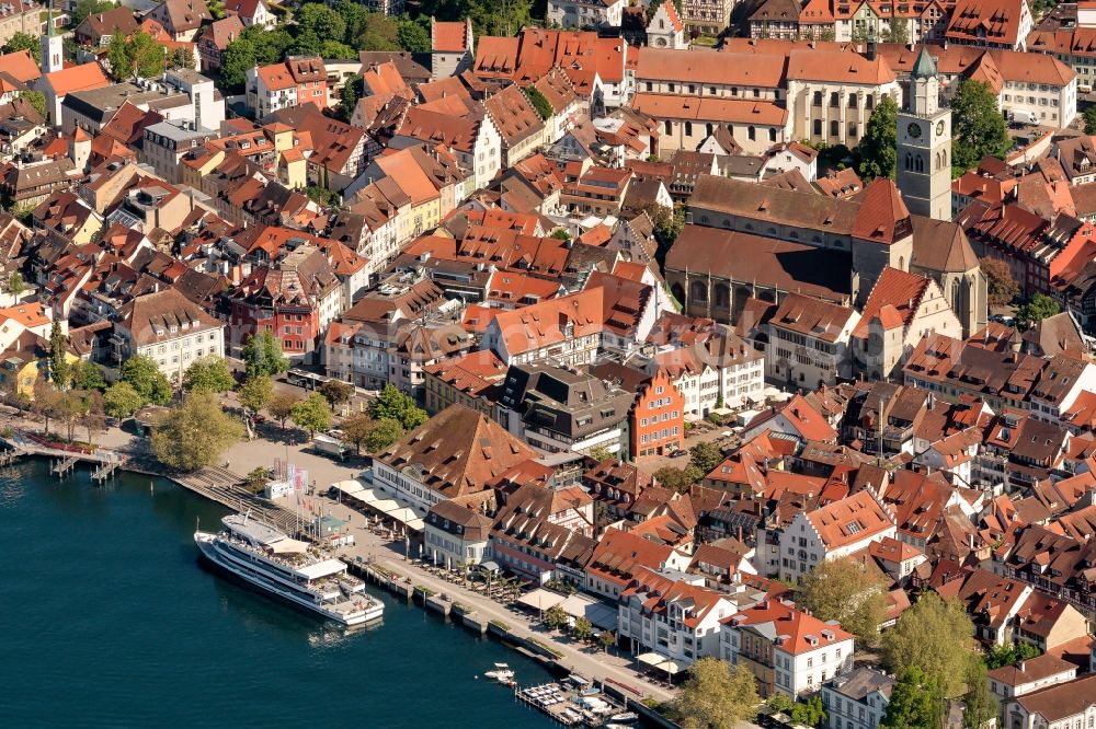 Aerial image Überlingen - Village on the banks of the area Lake Constance in Ueberlingen in the state Baden-Wuerttemberg, Germany