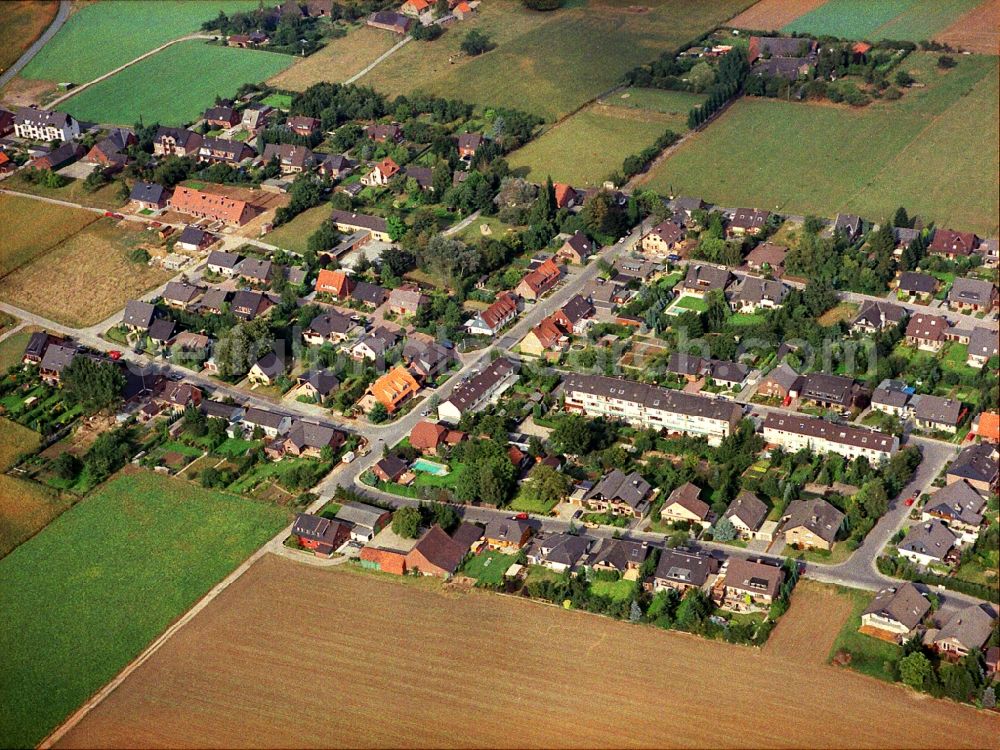 Aerial photograph Rheinberg - The district Alpsray in Rheinberg in the state North Rhine-Westphalia