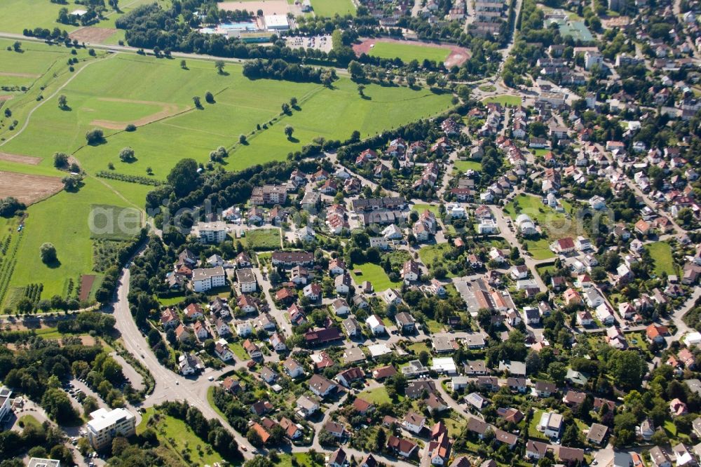 Aerial photograph Bühl - The district Buehl Sued in Buehl in the state Baden-Wuerttemberg