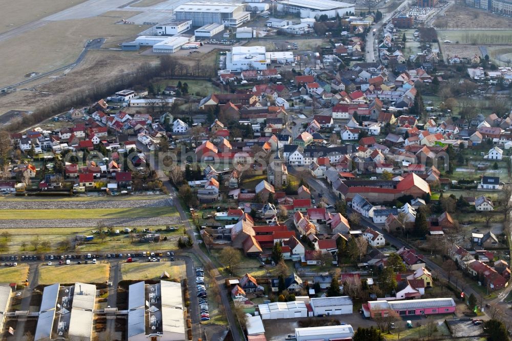 Aerial photograph Erfurt - The district Bindersleben in Erfurt in the state Thuringia, Germany