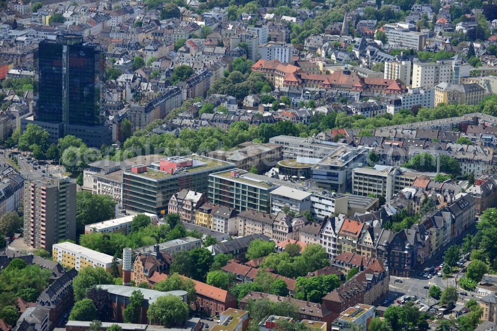 Frankfurt am Main from the bird's eye view: The district Bornheim in Frankfurt in the state Hesse