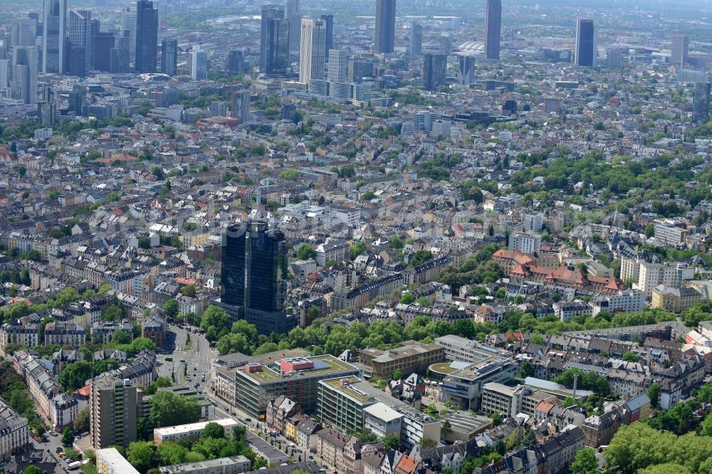 Frankfurt am Main from the bird's eye view: The district Bornheim in Frankfurt in the state Hesse