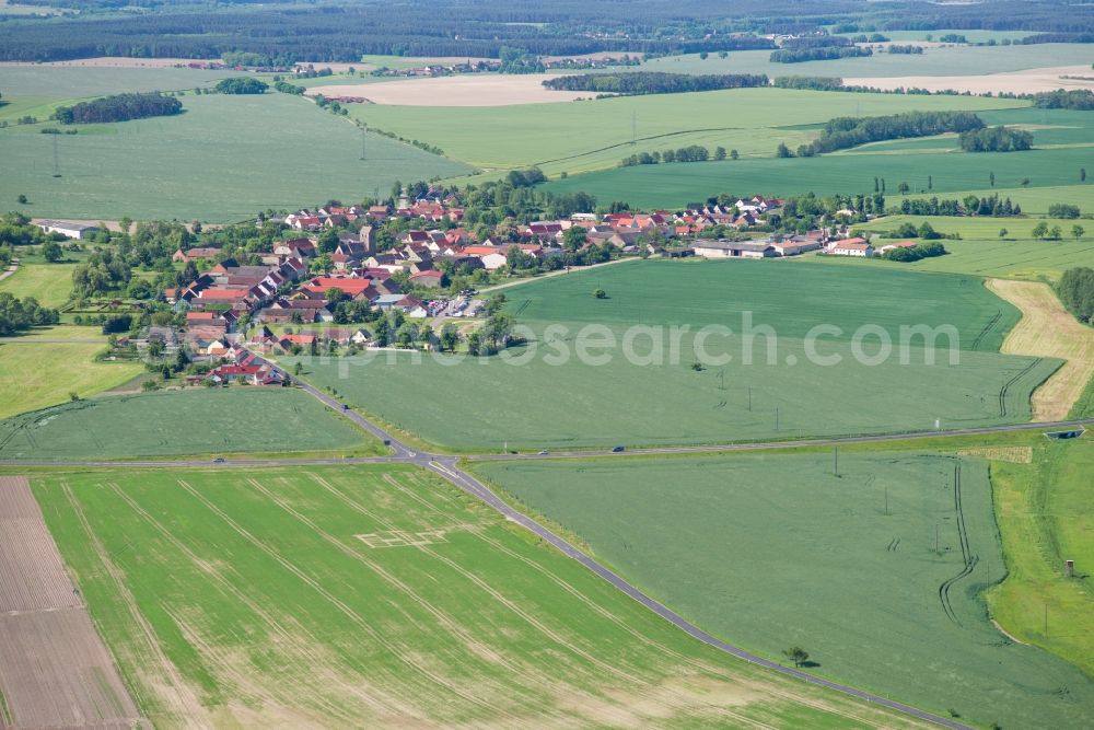 Aerial photograph Planetal - The district Dahnsdorf in Planetal in the state Brandenburg, Germany